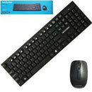 Kit Teclado e Mouse Sem Fio Multilaser TC251 Preto USB 2.4GHz com Teclas Flutuantes e 1200 DPI