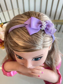 Faixinha de Cabelo para Bebê com Pérolas 🎀 - Fofura em Várias Cores