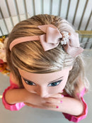Faixinha de Cabelo para Bebê com Pérolas 🎀 - Fofura em Várias Cores